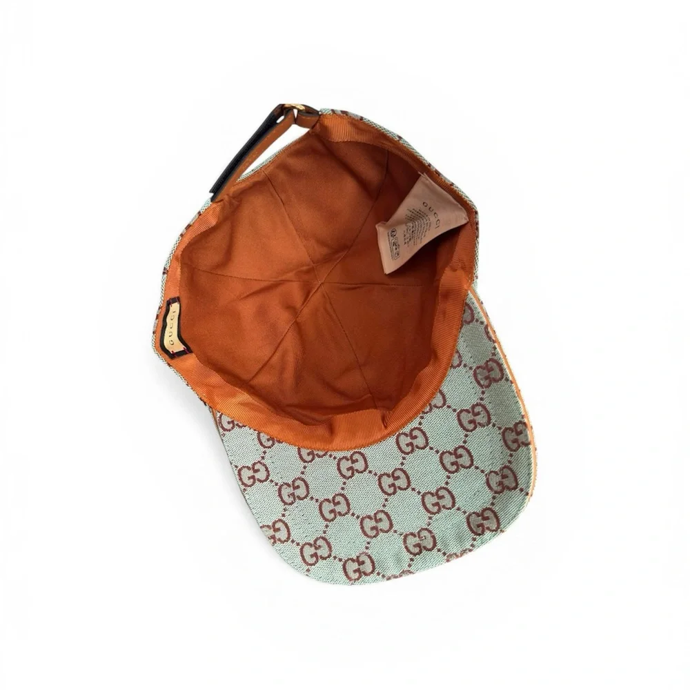 Gucci Turquoise GG Monogram Baseball Cap - Picture 3 of 3